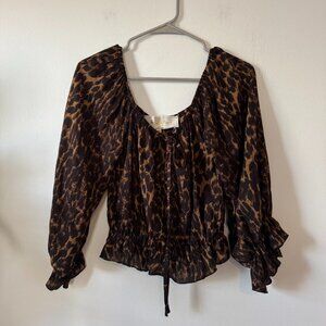 Jen's Pirate Booty Animal Print Top